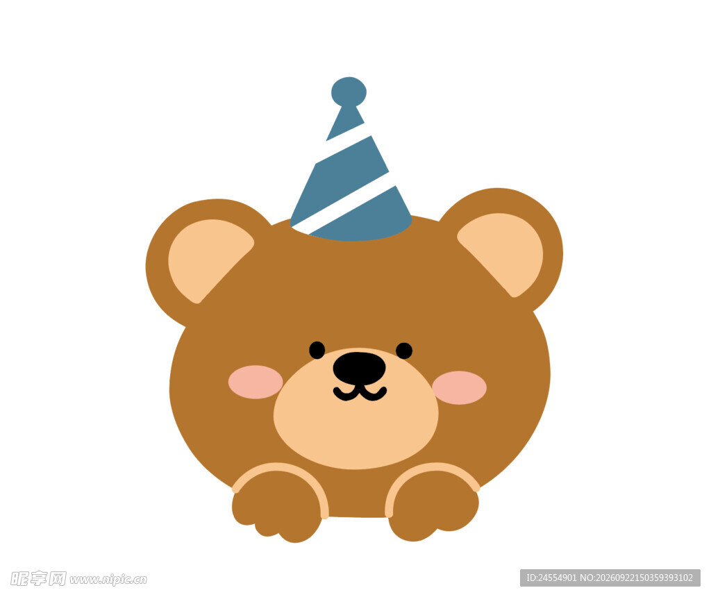 生日卡通熊