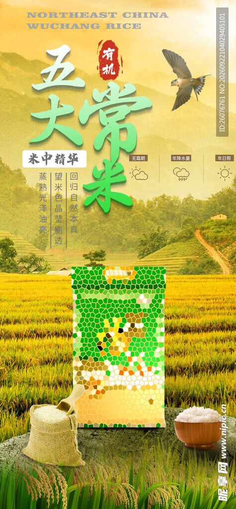 大米海报图片