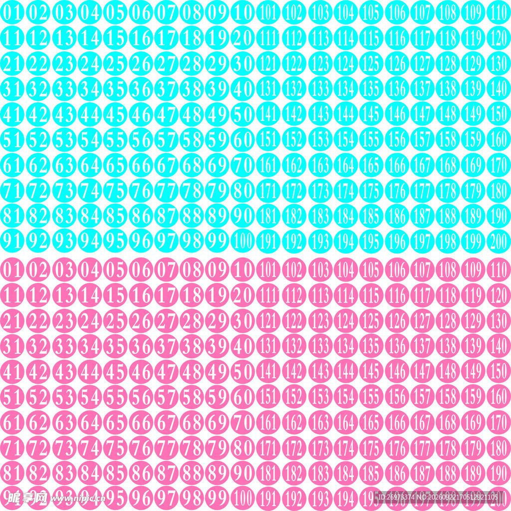 数字圆