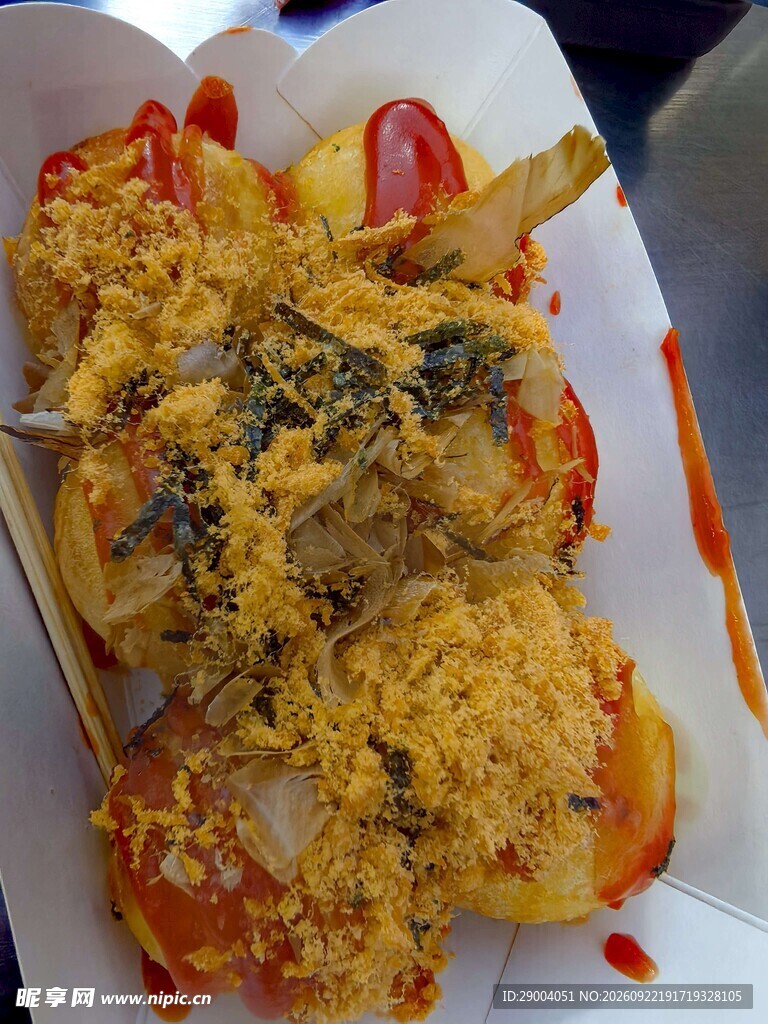 肉松热狗特色小吃