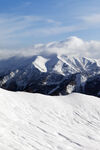 冬日雪山自然风光