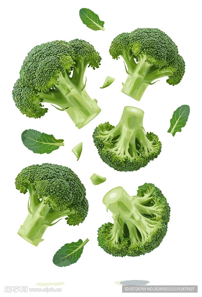 西兰花纹理素材