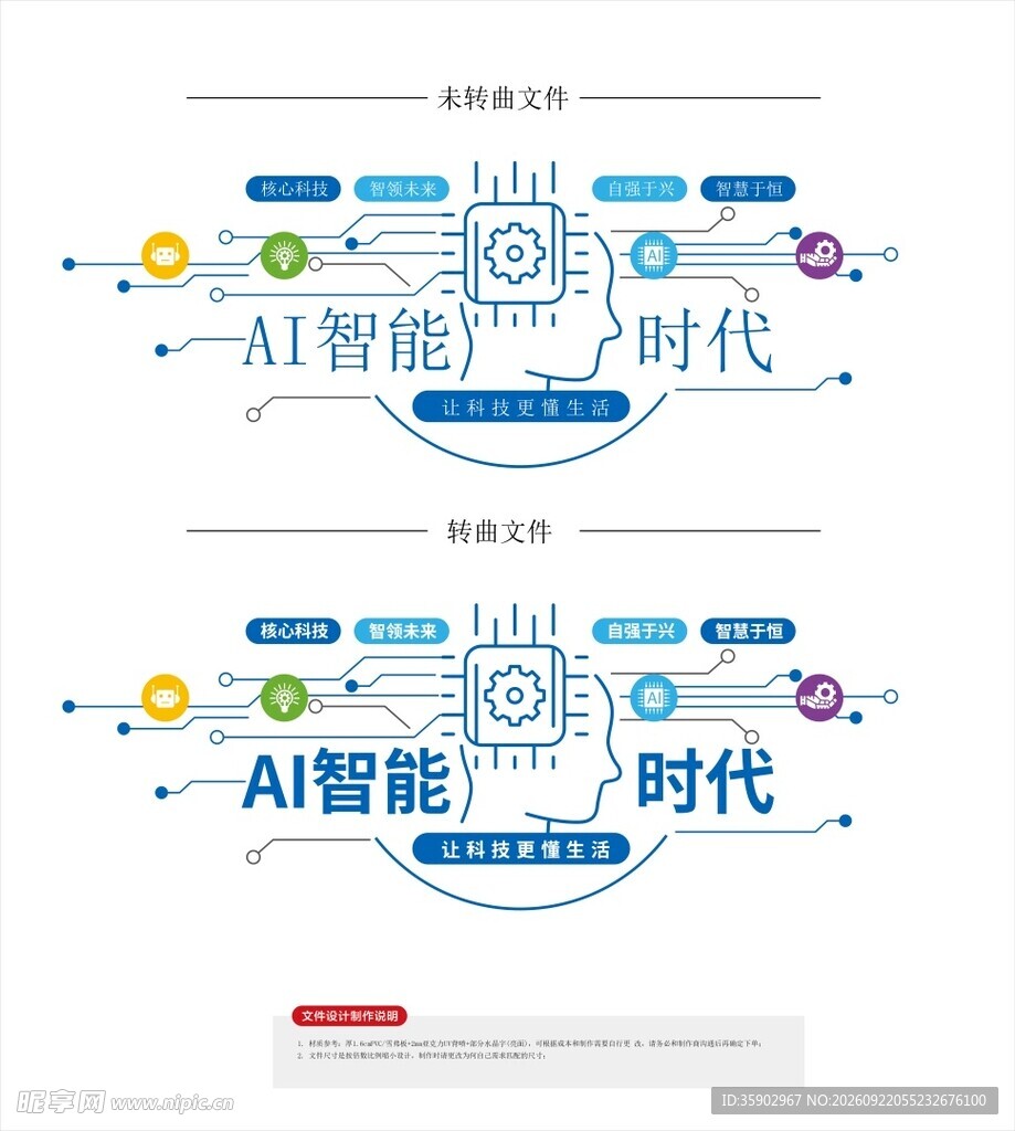 AI智能时代文化墙