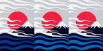 和风山水图案