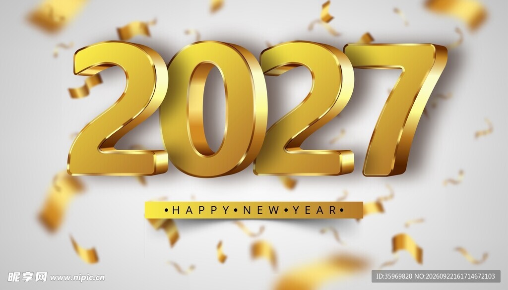 2027 新年海报