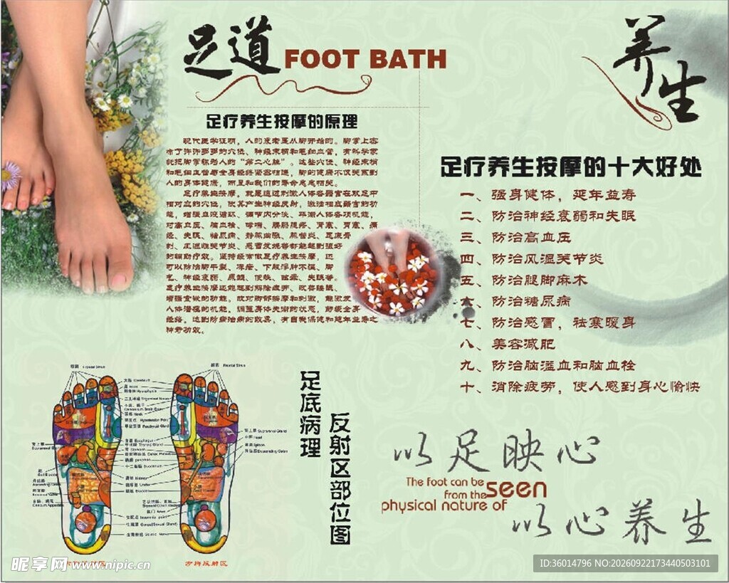 足疗海报