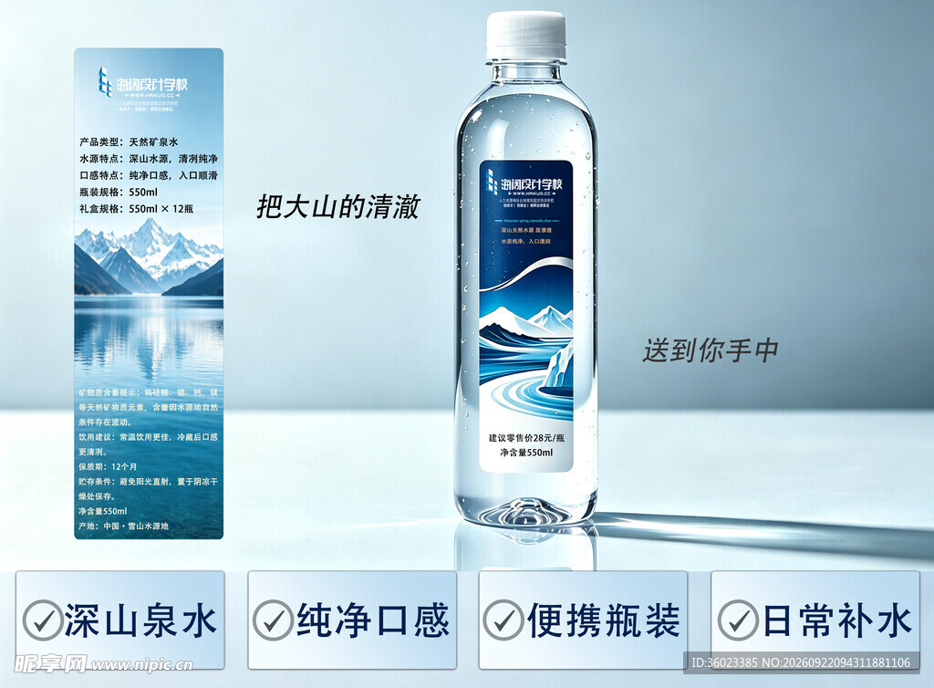 矿泉水包装设计