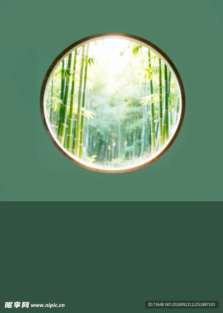 江南水乡竹子背景摄影背景