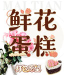 鲜花 蛋糕