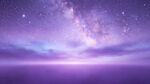 紫色梦幻星空银河