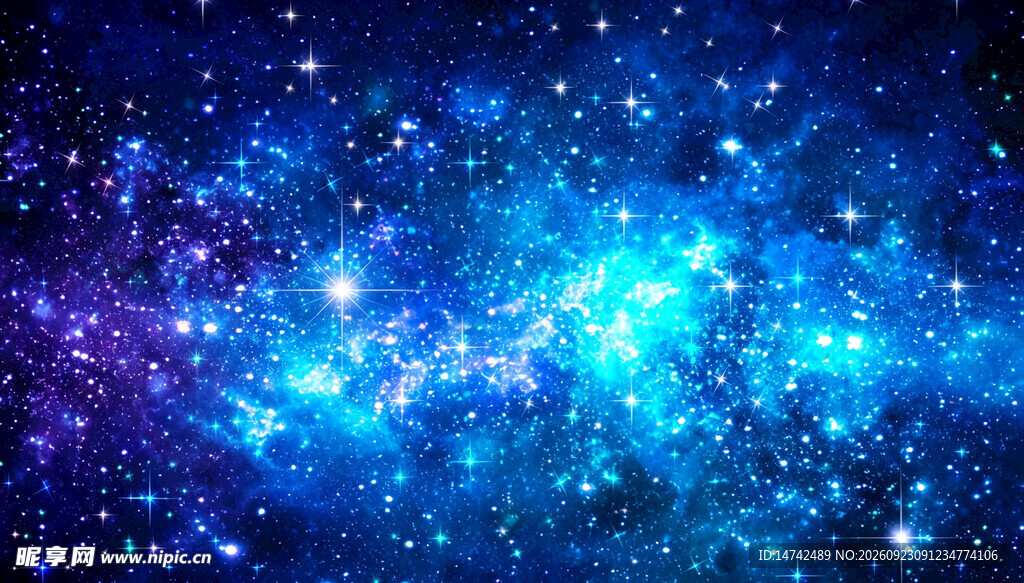 蓝色星空