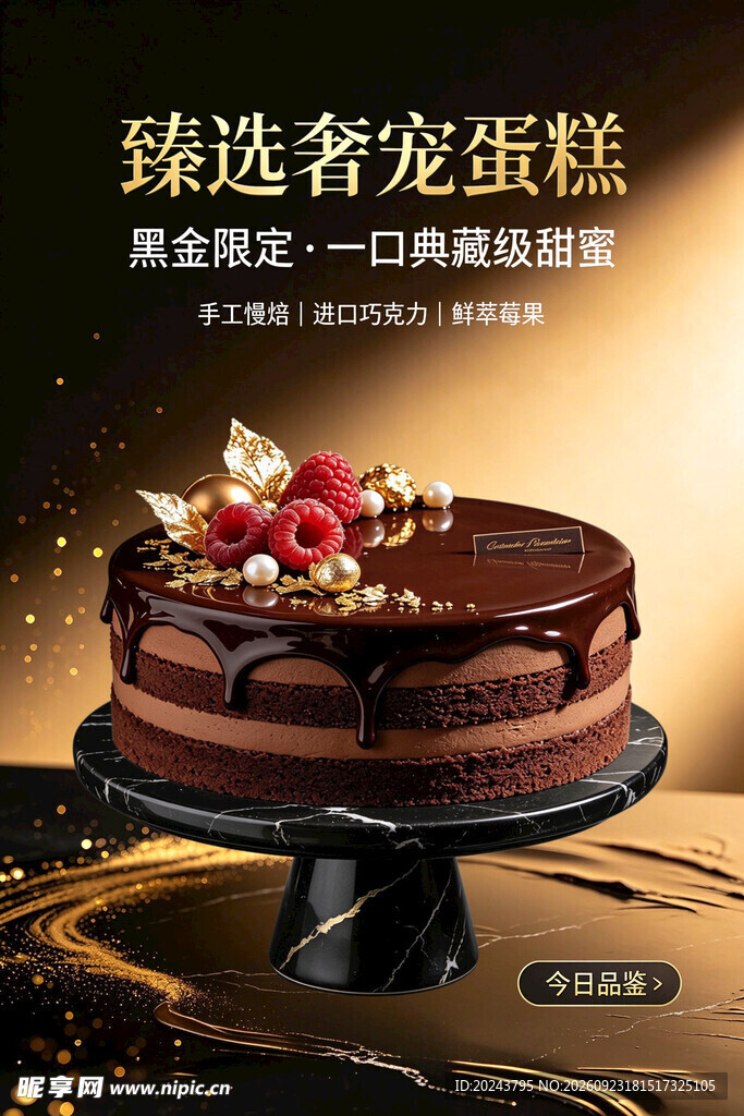 臻选奢宠巧克力蛋糕