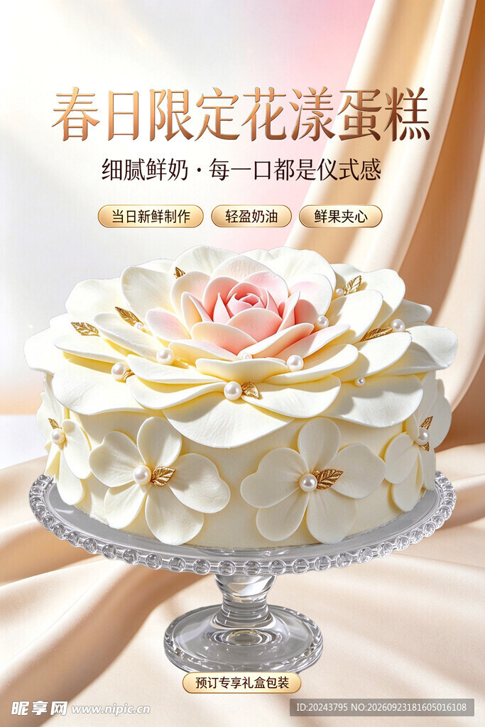 春日限定花漾蛋糕