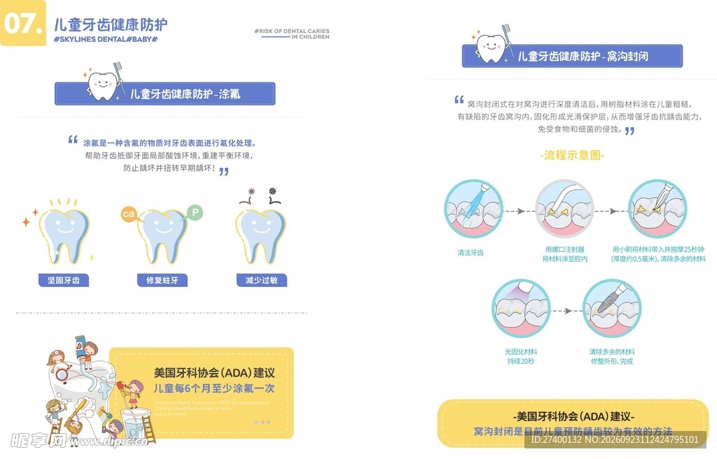 儿童牙齿护理科普