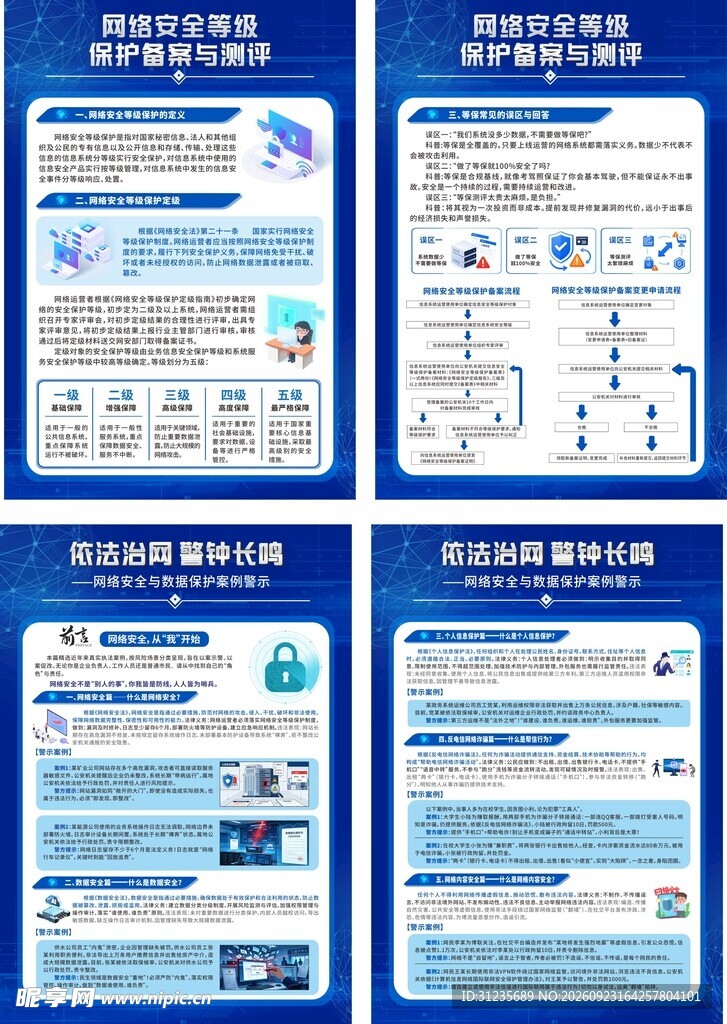 网络安全科普系列海报