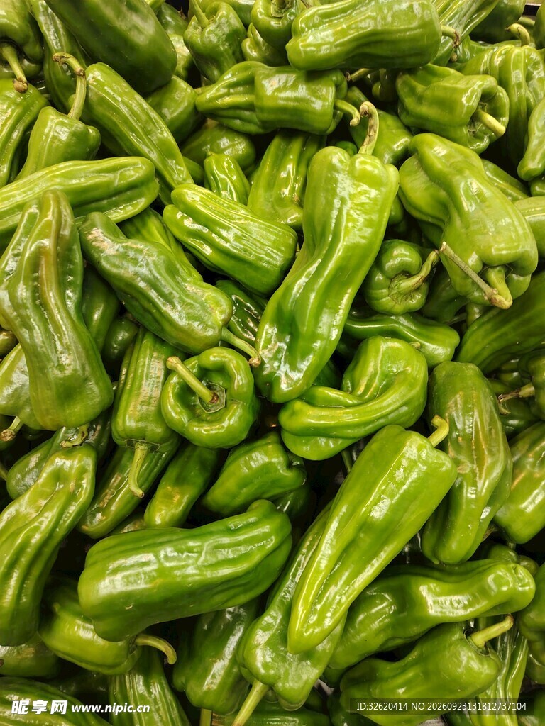 新鲜青辣椒