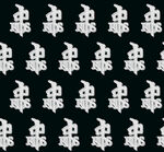 串字创意平铺背景图案