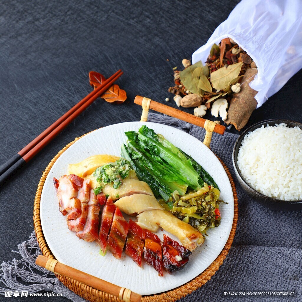 广式烧腊饭套餐