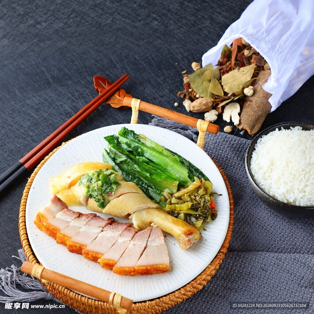 广式烧腊双拼套餐
