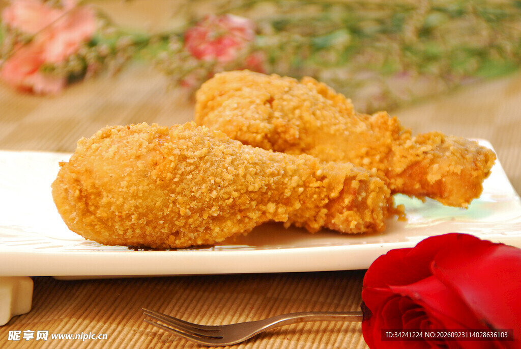 香酥炸鸡腿