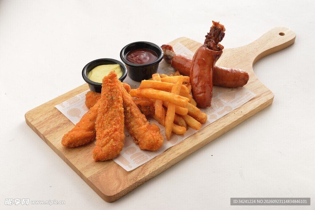 美味炸物小食拼盘