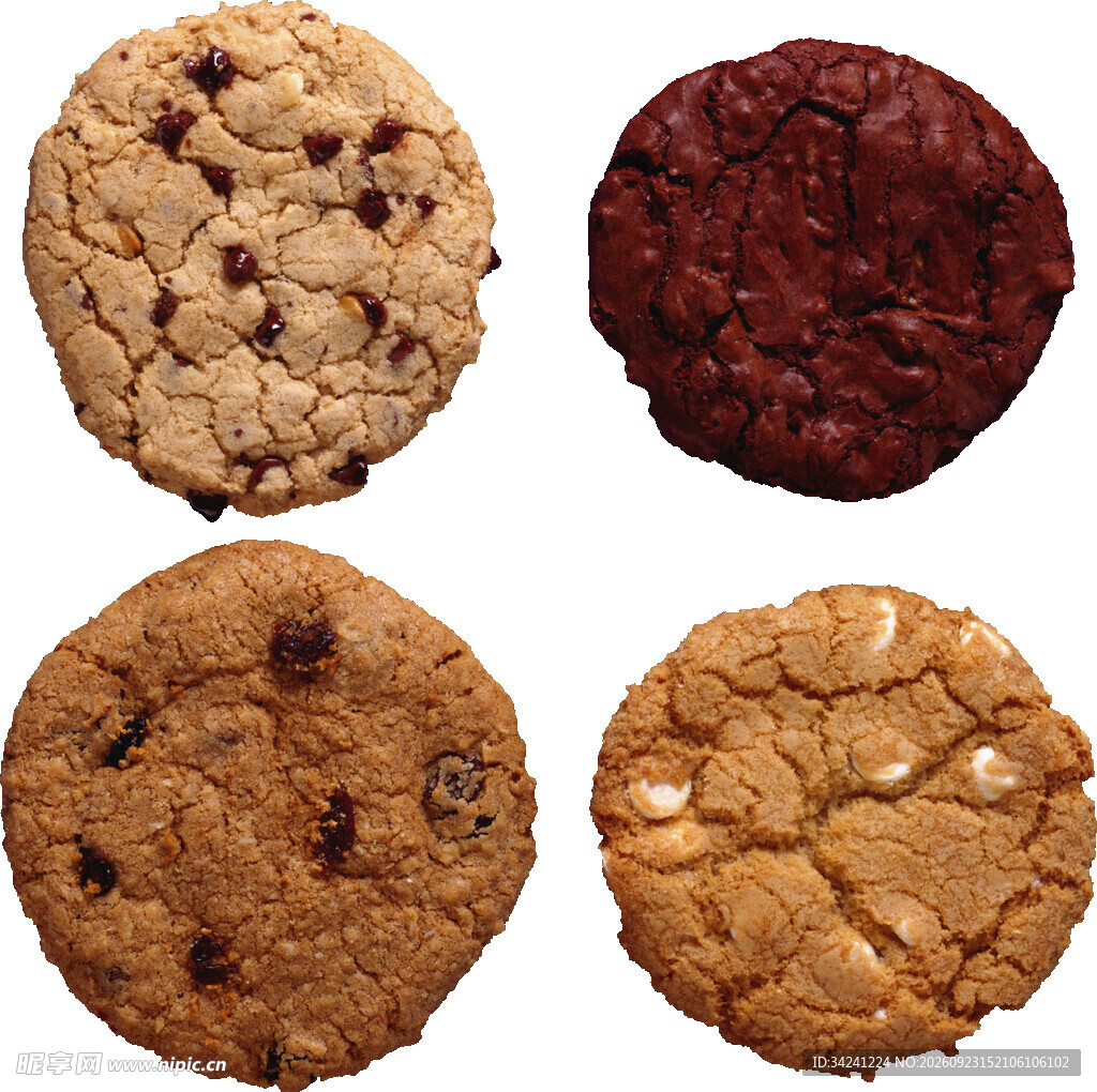 四款风味曲奇饼干