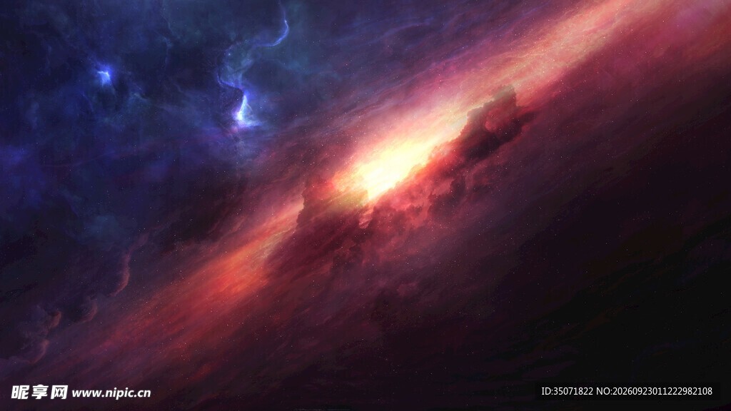 夜空划过的火流星