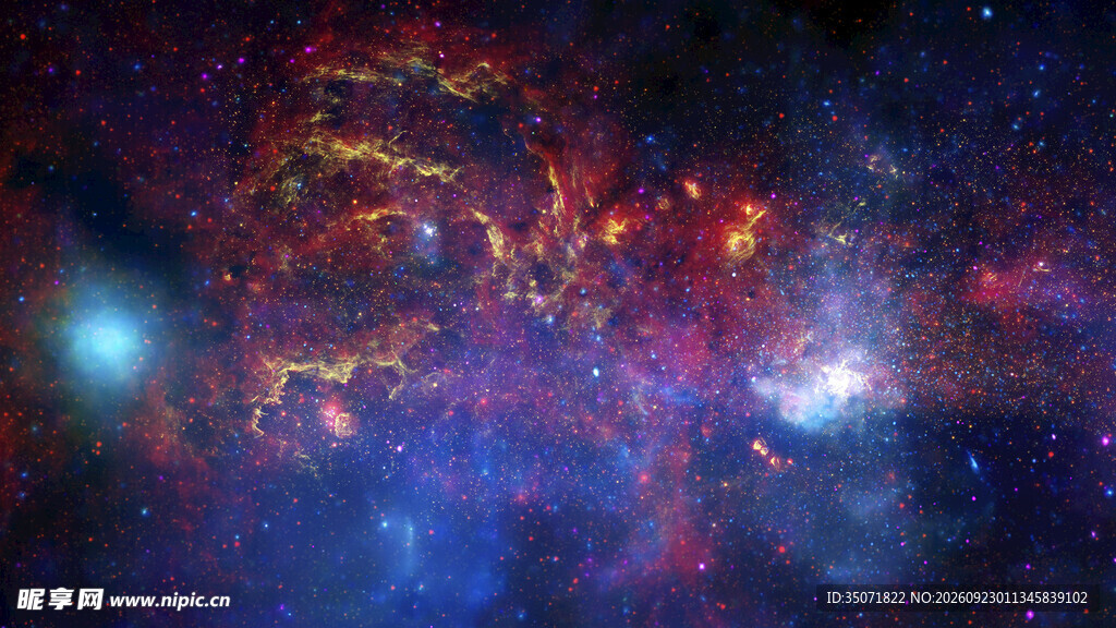 奇幻深空星云景象