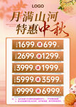 足疗足浴中秋充值活动海报