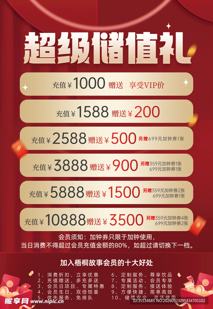 足疗足浴会员充值海报