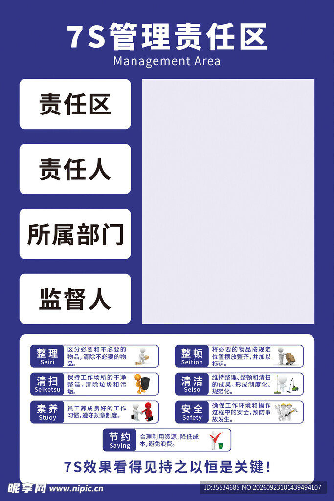 7S责任管理区