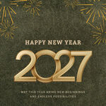 2027 新年海报