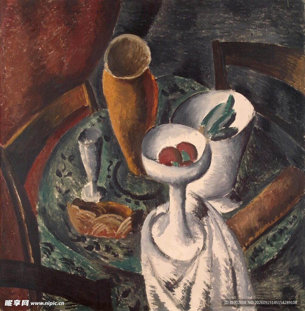 立体主义静物油画