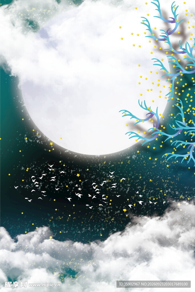 月夜星空唯美风景