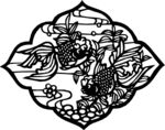 传统双鱼吉祥纹样