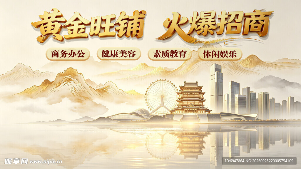 黄金旺铺火爆招商