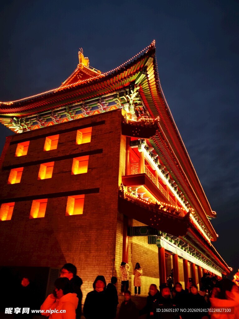 西安鼓楼夜景