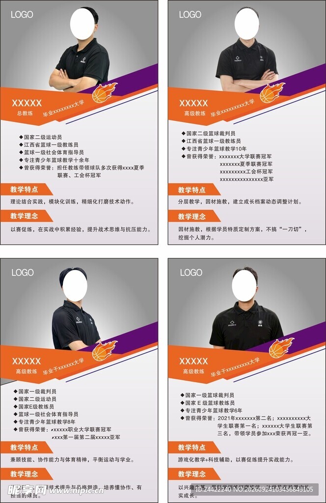 篮球教练简介