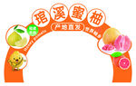 琯溪蜜柚宣传拱门