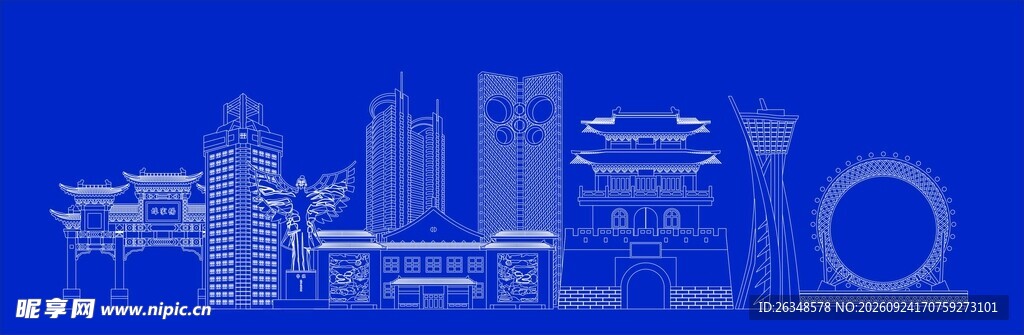 潍坊城市剪影