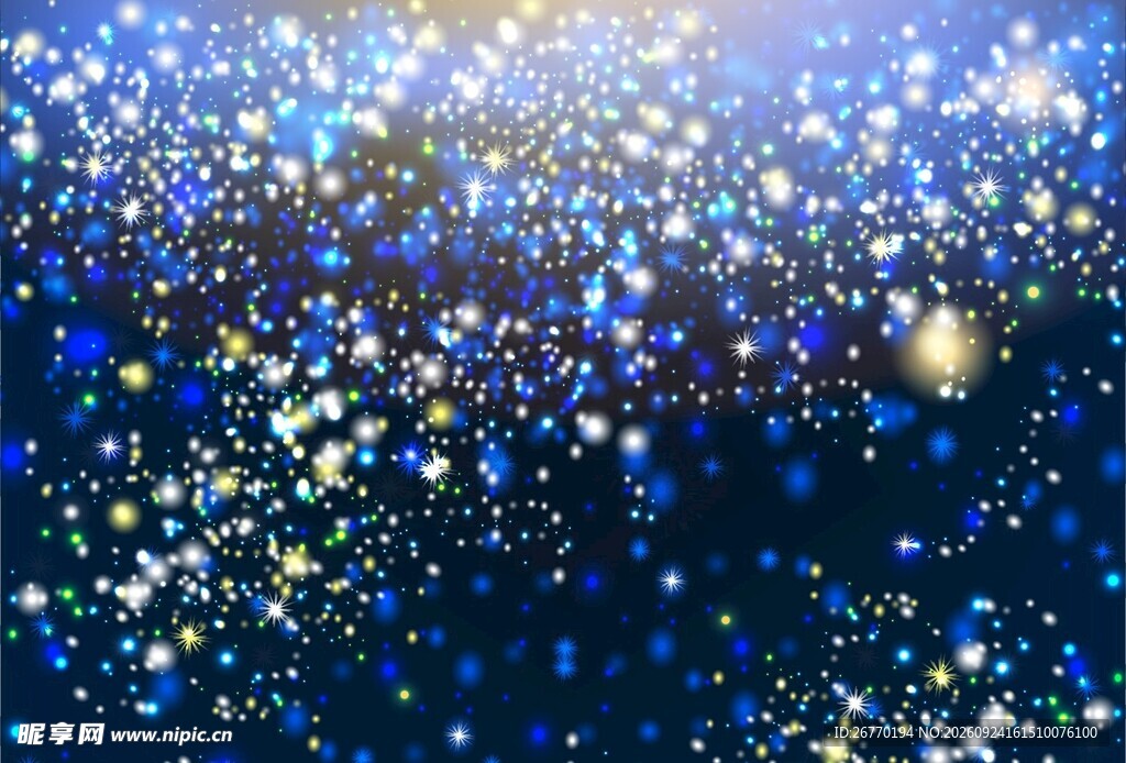 星空光斑背景