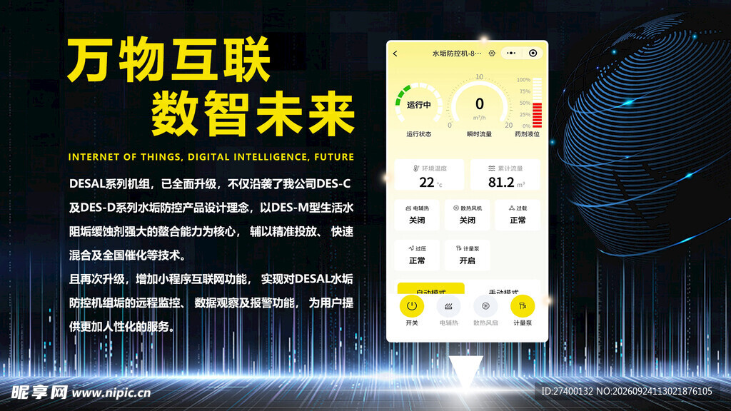 万物互联数智未来科技海报