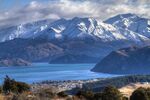 雪山湖泊自然风光