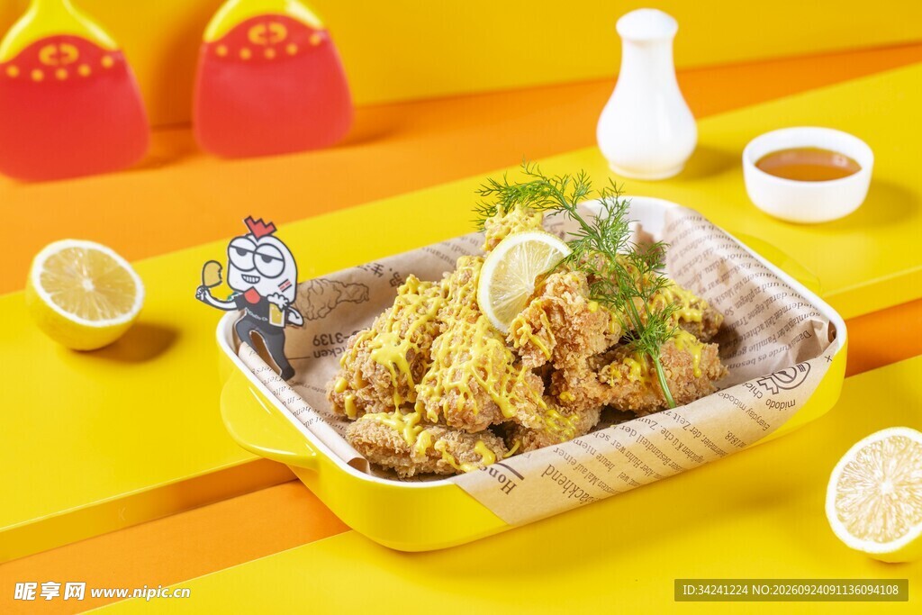 香酥炸鸡特色美食