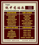 纯中药贴敷宣传海报