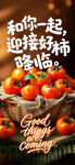  柿子海报 