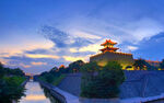 故宫角楼黄昏美景