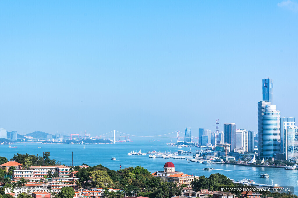 青岛海滨城市风光