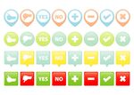 多彩功能按钮图标合集