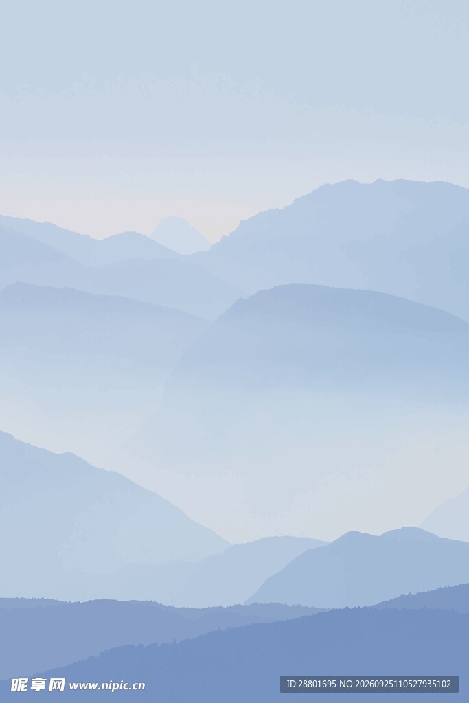 水墨山水背景